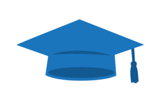 Blue Graduation Cap: School Amp Crafts Review