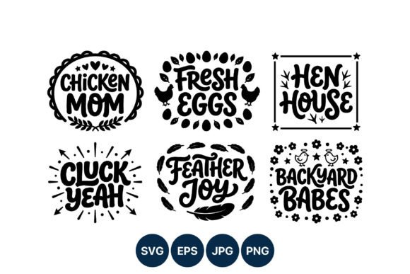 Chicken Mom Vector: Fresh Graphics & Illustrations
