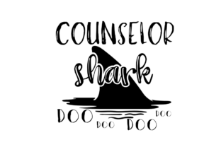 Counselor Shark Graphics for Crafts and Blogs