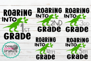 Dinosaur School Bundle: Playful Graphics for Crafts