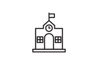 Elementary School Icon: Graphics & Icons for Crafters