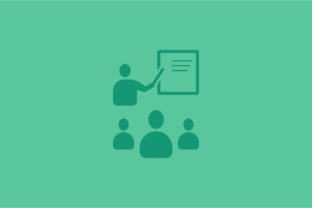 Review: Teacher Teaching in Class Room Icon for Embroidery