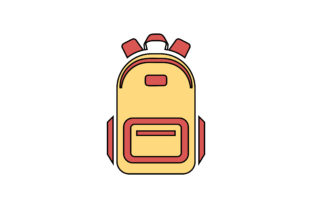 School Bag Filled Icon: Graphics & Icons for Brands