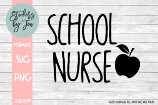 School Nurse Graphics for Crafts and Branding