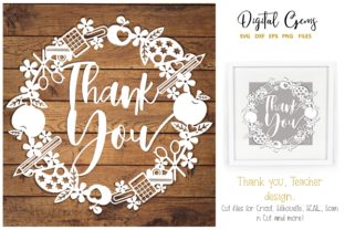 Thank You Teacher Design: Graphics for Crafts & Blogs